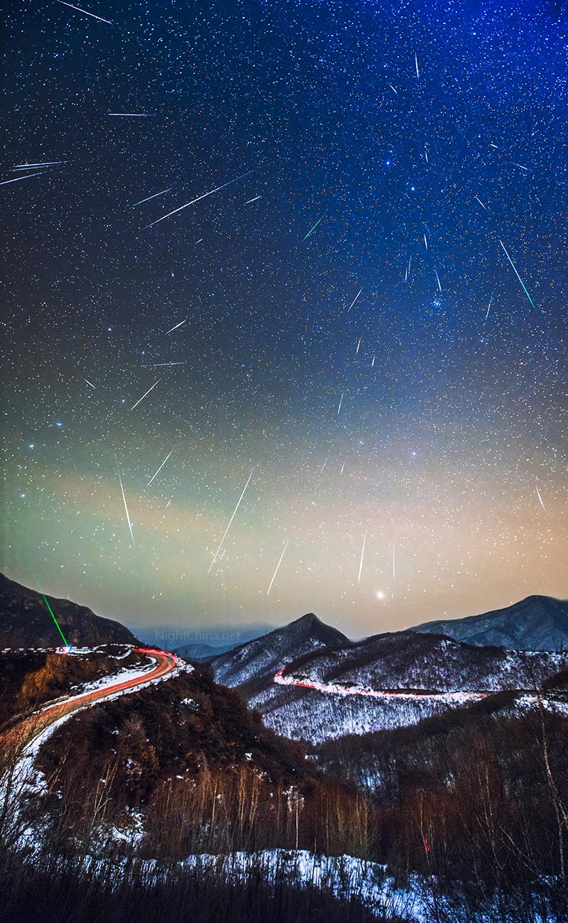 15雪山星陨 夜空中国