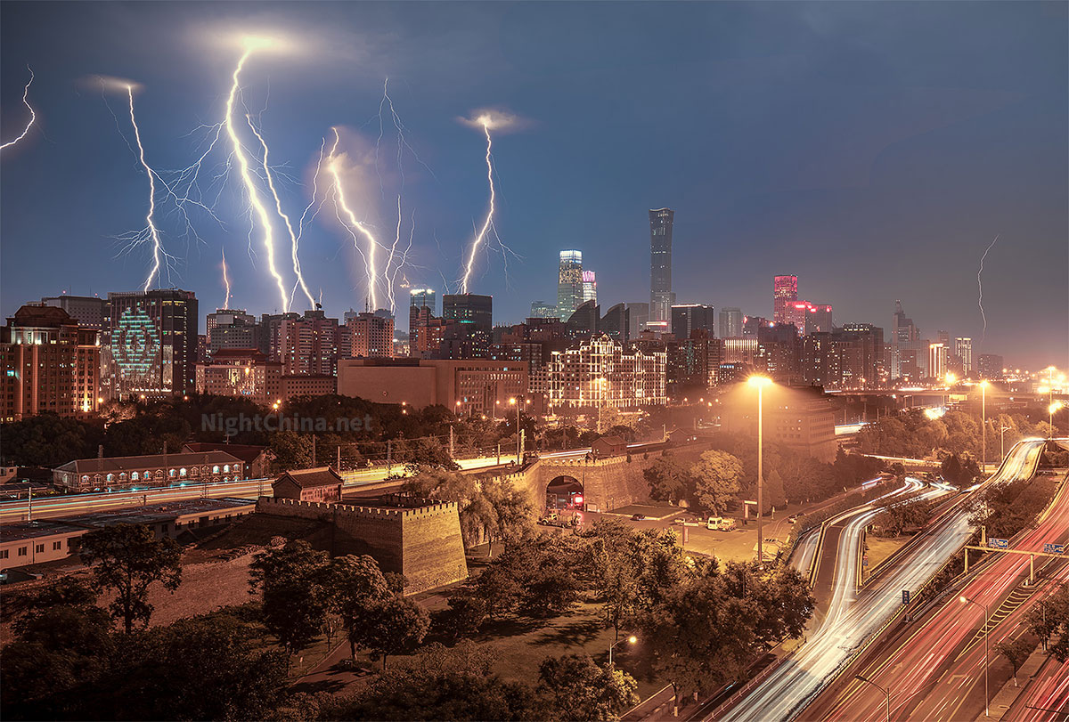 神秘的夜空精灵 夜空中国